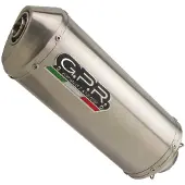 Gpr Exhaust Systems Satinox Honda Crossrunner 800 11-14 Homologerad Slip On Ljuddämpare