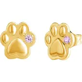 Lempikoru Paw guldpläterade silverörhängen 53 275 06 000