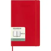 Moleskine Kalender 18M 25/26 Classic Soft WeekNote Large Röd Moleskine