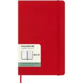 Moleskine Kalender 18M 25/26 Classic Hard WeekNote Large Röd Moleskine