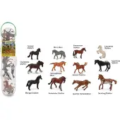 Collecta Box of Mini Horses in tube toy