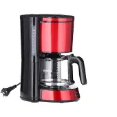Severin KA 4817 - Kaffemaskin - 10 koppar - fire red metallic/black