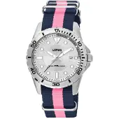 Lorus Watches Rs937ax4 43mm 10atm Quartz Analogical Damklocka