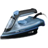 Braun FI3194BK, Ångstrykjärn, Keramisk stryksula, 2 m, 200 g/min, Svart, Blå, 45 g/min