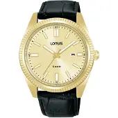 Lorus Herr RH976QX9 Svart Guld Klocka