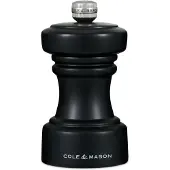 Cole & Mason H233060, Saltkvarn, Svart, Bokträ, Kolstål, Kolstål, Salt, 104 mm