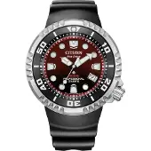Citizen Promaster Polyuretanarmband Röd urtavla Eco-Drive Dykarur BN1024-01Z 300M Herrklocka röd