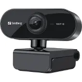 Sandberg USB Webcam Flex - Webbkamera - färg - 2 MP - 1920 x 1080 - 1080p - fast lins - ljud - USB 2.0