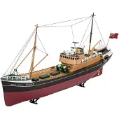 Revell North Sea Trawler, Fiskebåtsmodell, Monteringssats, 1:142, Northsea Fishing Trawler MV Ross Jackal, Plast, Avancerade