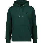 Gant för män. 2007058 Shield Hoodie (XXL), Casual, Grön, Bomull, Lång ärm