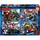 Educa Multi 4 Avengers 50-80-100-150