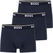 BOSS Kort Boxershorts Power 3-pack mörkblå 480 Blå Mörkblå Storlek