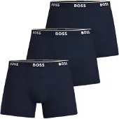 HUGO BOSS Boxershorts 'Power' nattblå / vit