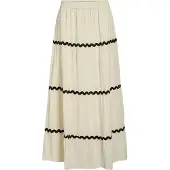 Vila Kjol 'VIManda' beige / svart