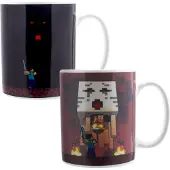 Adlibris Minecraft Nether Värmeförändrande Mugg, Paladone