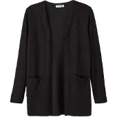 Name it Cardigan - Noos - Stickad - NkfVicti - Svart - - 7-8 år (122-128) - Cardigan