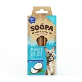 Soopa Dental Sticks med kokosnöt och chiafrön för hund (100 g)