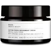 Evolve Organic Beauty Evolve Cotton Fresh Deodorant Cream 30 ml