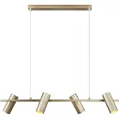 Nordlux Alanis 4-Spot 2213423035 Pendellampa GU10 Mässing