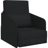 vidaXL Sängsoffa Svart 65 x 80 x 83 cm tyg 4106639