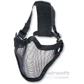 ASG Strike Systems Airsoft Metal Mesh Mask Lower Half (Färg: Svart)