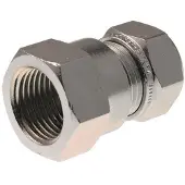 Vsh Fabrieken VSH kompressionsövergångshylsa krom 10 mm x 1/2
