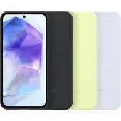 Samsung Galaxy A55 Silikonfodral, ljusblå