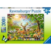 Ravensburger Pussel - 200 Delar - Deer - - One Size - Pussel