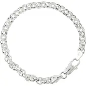 None Ärtearmband 925 Sterling Silver 19mm PAPU6MM/19