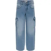 ONLYU Cargobyxor - Noos - KogHarmony - Light Blue Denim - - 13 år (158) - Jeans