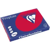 Clairefontaine 120g A3 papper | körsbärsröd | 1378PC | 250 ark