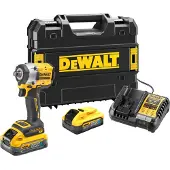 DeWalt Slagmutterdragare DCF921H2T-QW; 18 V; 2x5,0 Ah batt.