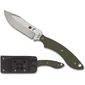 Spyderco Stok Bowie FB49GPOD OD Green G10 fixed knife, Sjoerd Stok design