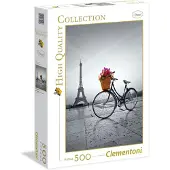 Clementoni " Romantisk strandpromenad i Paris -pussel (500 stycken)