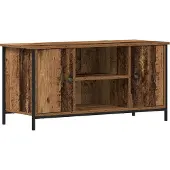 vidaXL TV-skåp Gammalt trä 100 x 40 x 50 cm Konstruerat trä