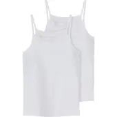 Name it Linne - Noos - NkfStrap - 2-pack - Bright White - - 13-14 år (158-164) - Linne