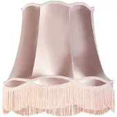 QAZQA Sidenlampskärm rosa 45 cm - Granny