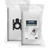 SQOON Dammpåse i tyg 42025; Bosch/Siemens G-All 3-D; 10 st.