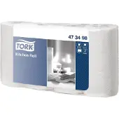 Tork pappershanddukar Plus 2-lagers 20,4 m vit, 5 pk x 4 rullar/krt