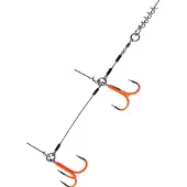 BKK BB Trigger-21 UVO Stinger Rig (Storlek: #1/0)