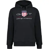 Gant Sweatshirt blå / röd / svart / vit