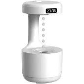 Scandinavian Collection Humidifier With Anti-gravity Effect And Clock Luftfuktare