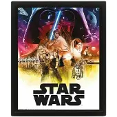 EPEE Merch - Pyramid Star Wars: (Episode Iv & V) - Framed