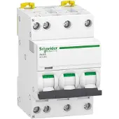 Schneider Electric Automatsikring iC40N 3 Pol + Nul D-karakteristik 16A 6/10kA brydeevne Icu