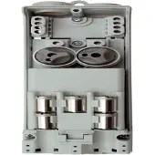 Tyco Electronics Säkringsinsats kl. II, 1-2-3 kablar 5x2,5–16mm², 2 säkringar D01(E14), IP44, med säkringshuvud – säkring och adapter beställs separat