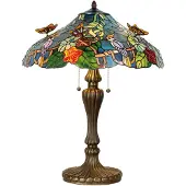 Clayre & Eef Tiffany bordslampa AUSTRALIA, Multifärgad, Vardagsrum / matsal, Glas, Tiffany, Bordslampa