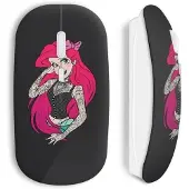CAPACHEAP Souris Sans Fil Ariel Tatouee