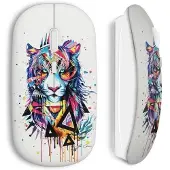 CAPACHEAP Souris sans Fil Tiger painted