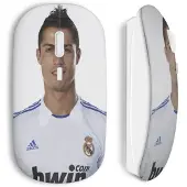 CAPACHEAP Souris Sans Fil Cristiano Ronaldo Real Madrid Football Player