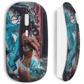 CAPACHEAP Souris Sans Fil Sexy Girl Graphitis